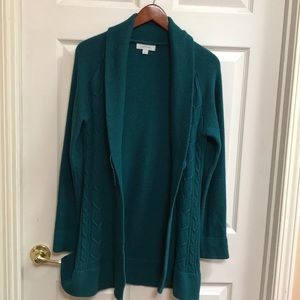 (B) Merona green sweater size L